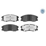 Remblokkenset, schijfrem MEYLE 025 245 1016/PD
