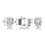 Klimakompressor AVA COOLING FDAK621