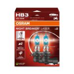 Lámpara incandescente OSRAM Night Breaker Laser HB3 12V, 60W, 2 Pieza