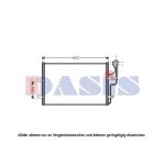 Condenseur (climatisation) AKS DASIS 112001N