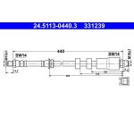 Jarruletku ATE 24.5113-0440.3