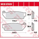 Jeu de plaquettes de frein TRW MCB876SV