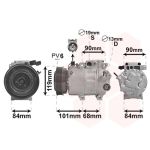 Compressor, ar condicionado VAN WEZEL 8200K237