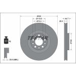 Disque de frein TEXTAR 92337905 avant, ventilé, hautement carbonisé, 1 pièce