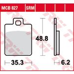 Set di pastiglie freno TRW MCB827