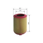 Luftfilter BOSCH FILTRY F 026 400 641