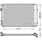 Kondensator, Klimaanlage DENSO DCN43019