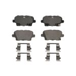 Conjunto de pastilhas de travão ATE 13.0470-2631.2, atrás, Cerâmica