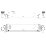 Ladeluftkühler NRF 309068