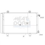 Condensator, airconditioning MEAT & DORIA 991042