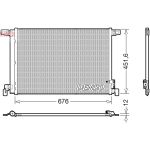 Condensator, airconditioning DENSO DCN02008