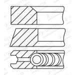 Jeu de segments de piston GOETZE 08-123407-40