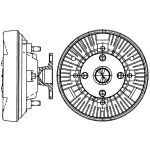 Embrayage, ventilateur de radiateur MAHLE CFC 233 000P
