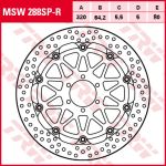 Disque de frein TRW MSW288SP-R, 1 Pièce