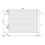 Condensator, airconditioning VALEO 822564
