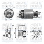 Interruptor solenoide, motor de arranque MEAT & DORIA 46134