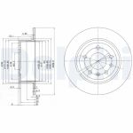 Bremsscheibe DELPHI BG2381