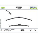 Wischblatt VALEO Silencio 577898, 750mm, Vorne, 2 Stück