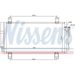 Condensatore, impianto di climatizzazione NISSENS NIS 940032