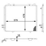 Condensator, airconditioning MAHLE AC 196 000S