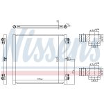 Condensator, airconditioning NISSENS 941079