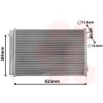 Condenseur (climatisation) VAN WEZEL 06005295