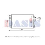 Condensator, airconditioning AKS DASIS 512065N