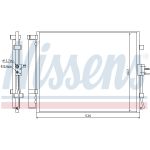 Condensator, airconditioning NISSENS NIS 940217