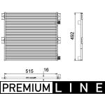 Kondensator, Klimaanlage MAHLE AC 125 000P