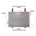 Condensator, airconditioning VAN WEZEL 43005221