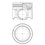 Kolben MAHLE 001 PI 00197 000