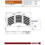 Kit pastiglie freno, freno a disco DANBLOCK DB 2901182
