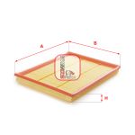 Filtro de aire SOFIMA S 3017 A