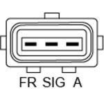 Generador trifásico BOSCH 1 986 A01 550