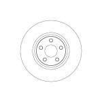 Disque de frein TRW SINGLE TRW DF6998S