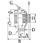 Drehstromgenerator HC-CARGO CAR116599