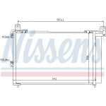 Condensor, airconditioning NISSENS 940143