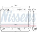 Radiador, refrigeración del motor NISSENS 646847