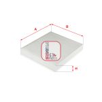 Kupéfilter SOFIMA S 3294 C