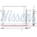 Condensator, airconditioning NISSENS 940536