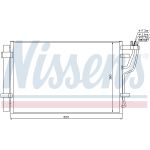 Condensador, sistema de ar condicionado NISSENS 94981