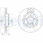 Bromsskiva DELPHI BG3215
