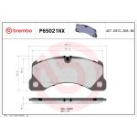 Remblokkenset, schijfrem XTRA LINE - Ceramic BREMBO P65021NX