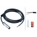 Sensor do ABS traseiro, direito HELLA 6PU 358 252-571