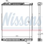 Kühler, Motorkühlung NISSENS 626530