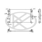 Radiatore, raffreddamento motore KOYORAD PL013831