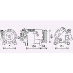 Klimakompressor AVA COOLING BWAK566