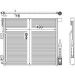 Condensator, airconditioning MAHLE AC 570 000P