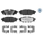 Remblokkenset, schijfrem MEYLE 025 242 7114/PD