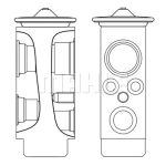 Expansionsventil, Klimaanlage MAHLE AVE 8 000S